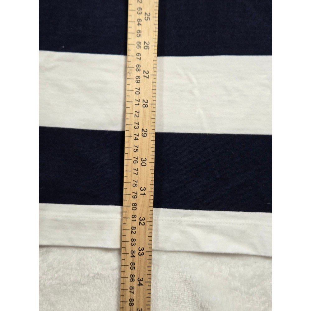 Boden Navy White Striped Cotton T-Shirt Dress US 4R Nautical Coastal - Picture 4 of 7
